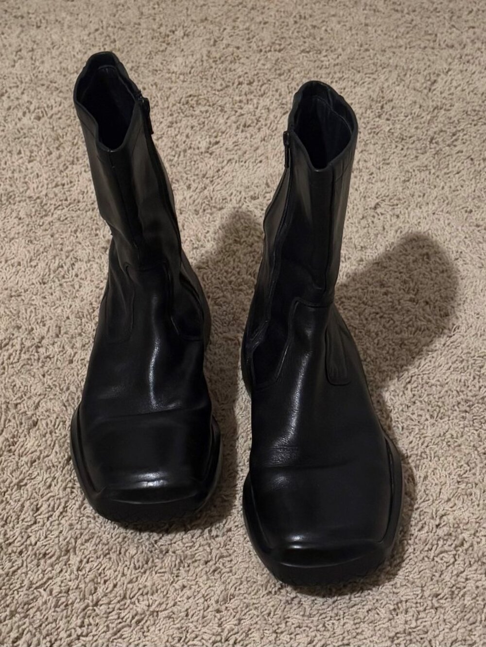 PRADA Mens Black Boots US Size 11, UK Size 10